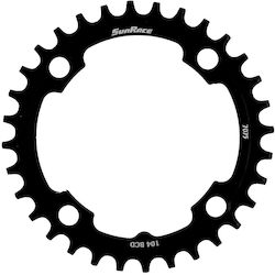 Δισκος Φυλλο Sunrace Crmx04 Narrow-wide 34t Alloy Black Bcd 104