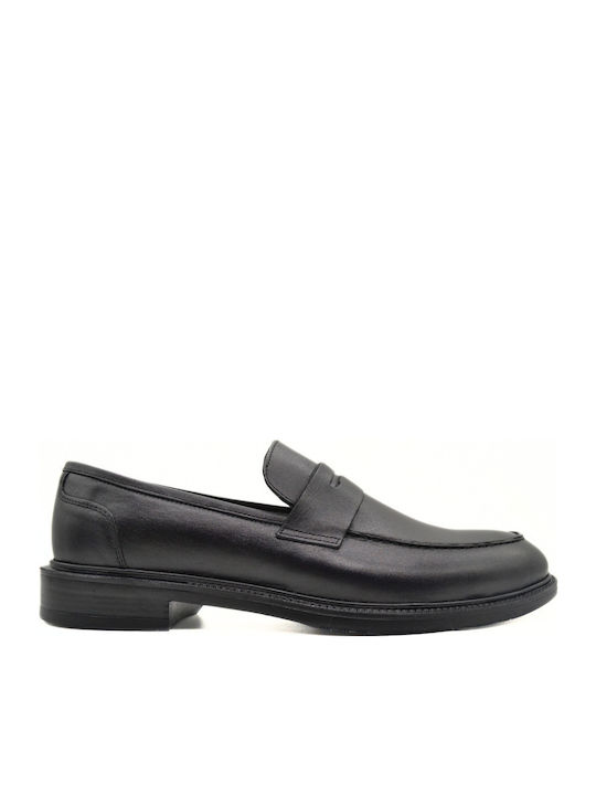 Men's Leather Moccasins Black