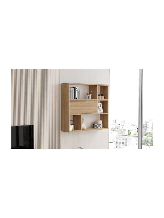 Ράφι Τοίχου Light Light Walnut 90.1x22x81εκ.