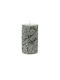 Cylindrical Candle with Embossed Carved Leaves 10cm 7x7x10cm Solid Color Kaeming