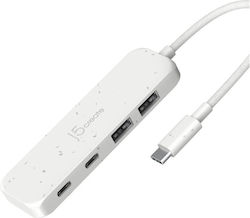 J5create USB-Hub 4 Anschlüsse USB-C JCH342EC-N J5create USB-Hub 4 Anschlüsse USB-C JCH342EC-N