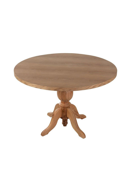 Albero Round Table Wooden Oak 100x100x75cm