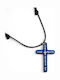Cross from Steel with Cord