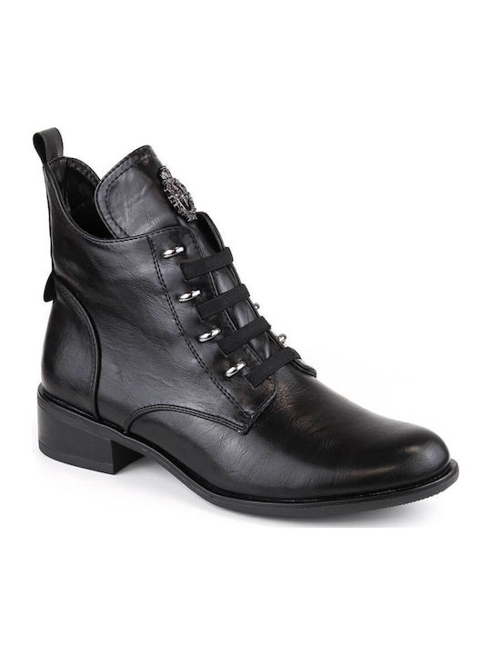 Jezzi Ankle Boots Μαύρα