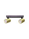 Light Prestige Dublu Spot cu Soclu GU10 în Culoare Auriu