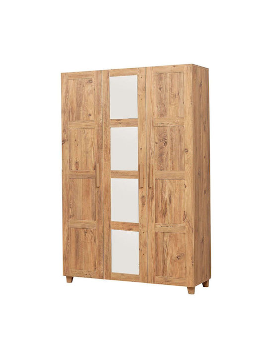 Triple Door Hedera 48x48x120cm Pine