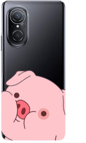 Huawei Nova 9 Se Piggy 2 Transparent Silicone TPU Case