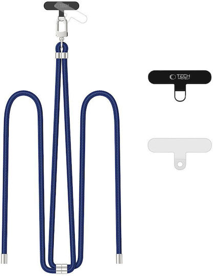 Tech-Protect C7s Seil Umhängeband Marineblau Silber