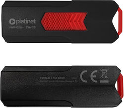 Platinet 256GB USB 3.2 SSD Μαύρο