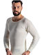Men's Undershirt Long-sleeved Ecru