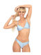 Bikini Set Top & Slip Bottom Light Blue