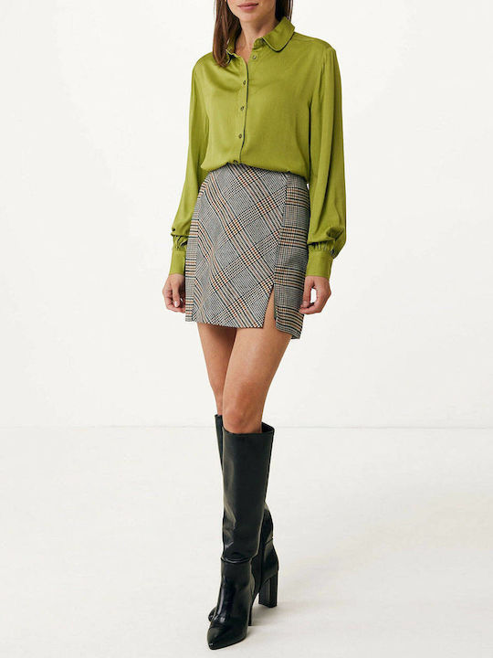 Mini Skirt Checked Checkered