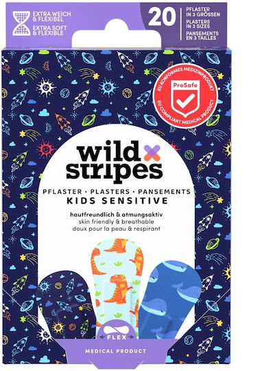 Wild Stripes Kids Plasters 20pcs