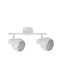 Light Prestige Double Spot with Socket E14 in White Color