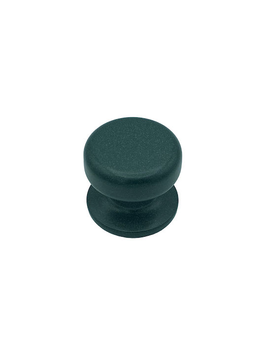 Buton Ușă Față Fix Saguatti Italia Verde Antic Ø70