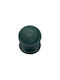 Saguatti Italy Fixed Centre Front Door Knob Polished Green Ø70