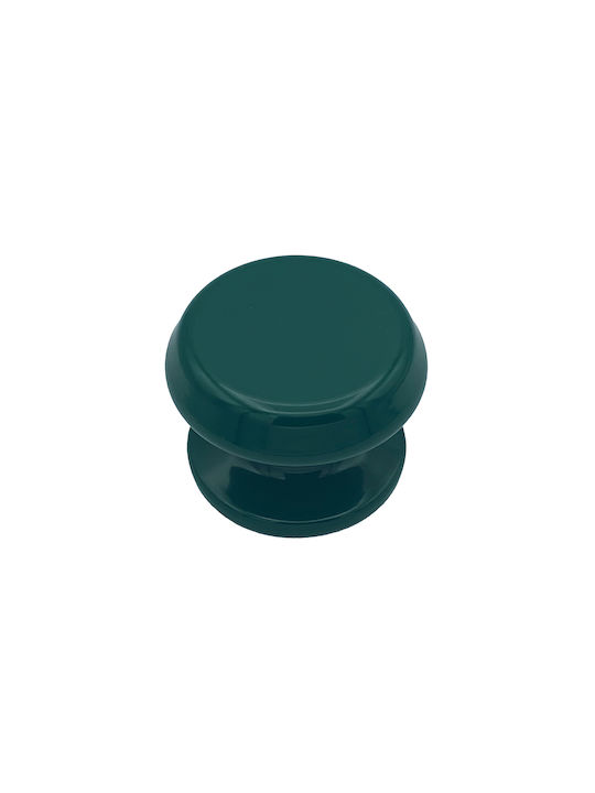 Saguatti Italy Fixed Centre Front Door Knob Polished Green Ø70