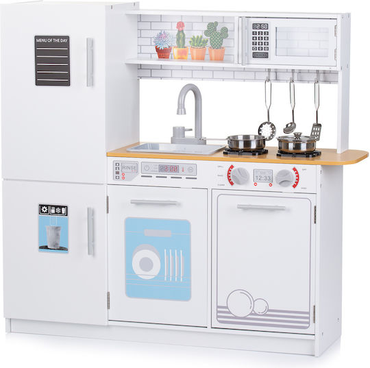 Set de Bucătărie din Lemn Chipolino cu 5 Ustensile Metalice