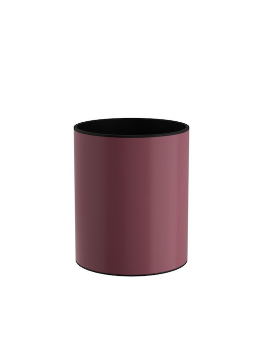 Pam & Co Πλαστικό Καλάθι Αχρήστων 15lt Ροζ 25x25x30cm