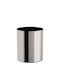 Pam & Co Office Plastic Waste Bin 15lt Silver 25x25x30cm