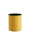 Pam & Co Plastic Coș de gunoi de birou 15lt Galben 25x25x30cm