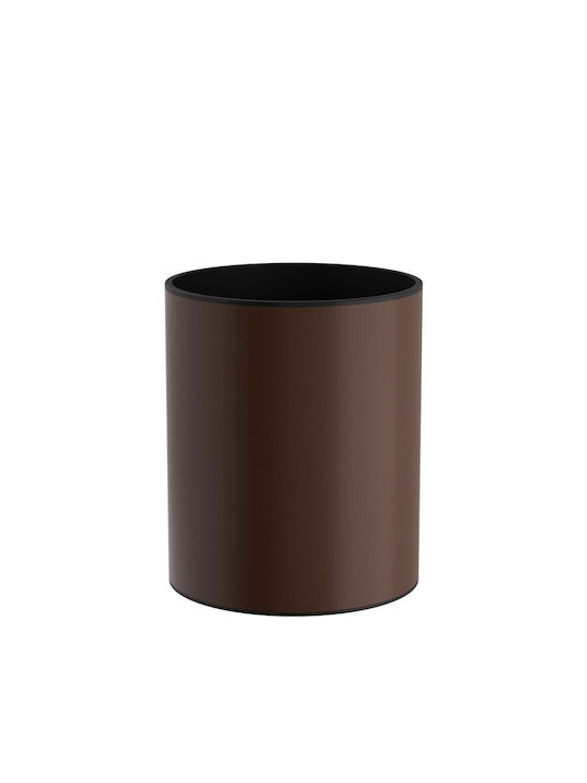 Pam & Co Пластмаса Кошче за офисни отпадъци 15лт Кафяв 25x25x30см