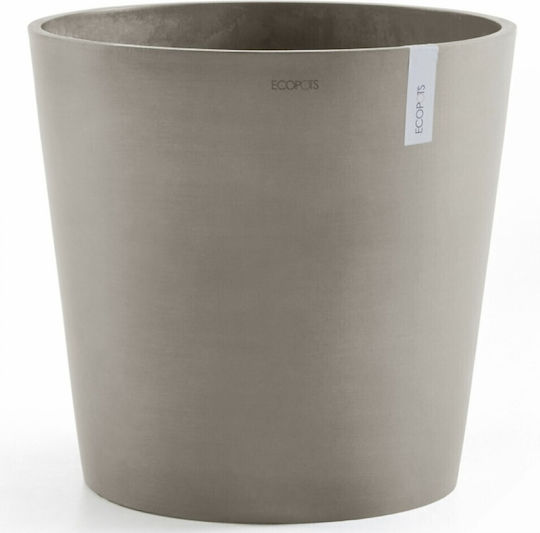 Ecopots Ghiveci Plastic Taupe 60x60x56cm.