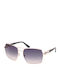 Guess Ochelari De Soare Pentru Femei Cu Ramă Metalică Neagră Și Lentile Violet Degrade GU00159 28W
