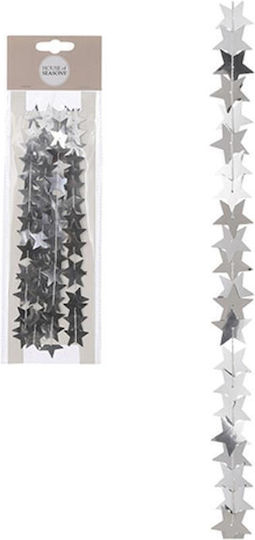 Mica Christmas Garland Silver 1pc