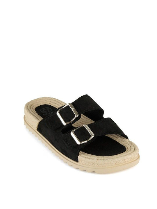 Black Flatform Sandal