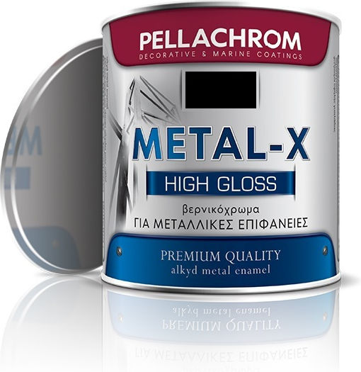 Pellachrom Βερνικόχρωμα 2.5lt Μαύρο Ματ Νο207 Ματ