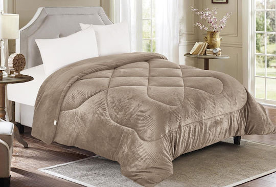 Linea Home Bettbezug Übergröße 220x240cm Beige