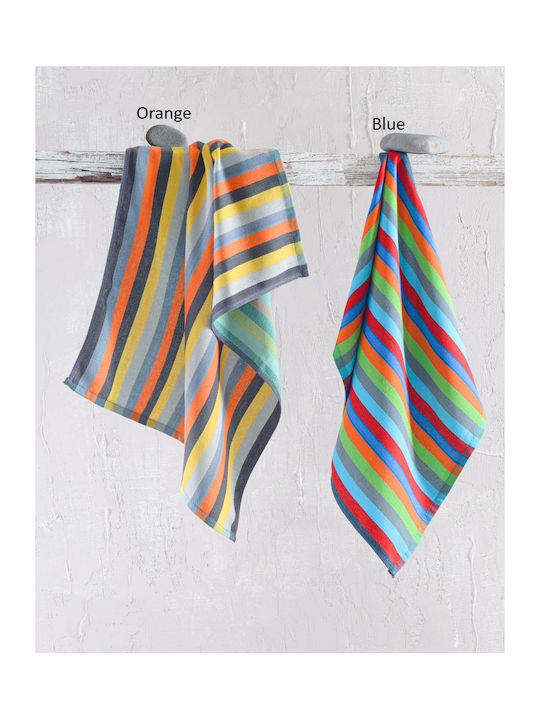 Rythmos Towel from 100% Cotton in Orange Color ...