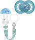 Mam Orthodontic Pacifiers Silicone Clip It Blue for 6-16 months 2pcs