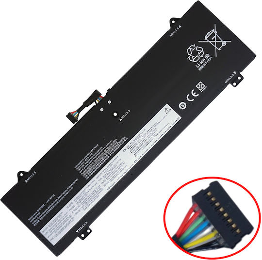 Батерия за лаптоп Lenovo Yoga 7-15itl5 82bj Yoga 7-14itl5 82bh Yoga 7-14acn6 82n7 L19l4pdc 5b10z26479 L19m4pdc L19c4pdc 15.36v 71wh 4675mah Гъвкав кабел 8 пина Код 1-bat0773