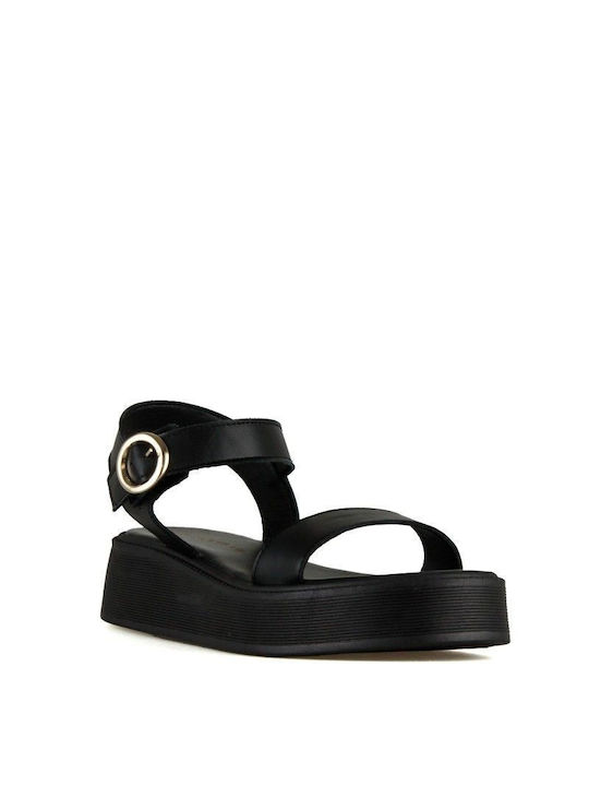 Black Flatform Sandal