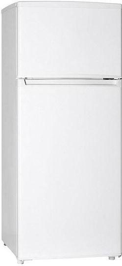 Crown Kühlschrank mit Doppeltür 117Es H111.7xB48xT53cm. Weiß DF133EW