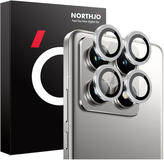 Xiaomi 14t Pro 5g Northjo Κρίκοι Προστασίας Κάμερα Silver