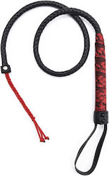 Smd Stallion Leather Whip Flogger Bdsm Μαστίγιο Red Black