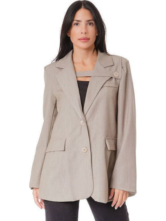 Silia D Women's Blazer Light Grey
