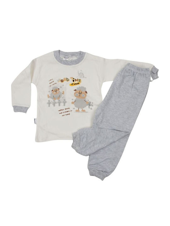 Papillon Kids Kinder-Nachtwäsche Winter Graue
