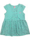 Green Little Angel Rochie pentru Copii Mâneca scurta Green