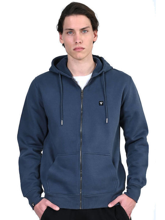 Magnetic North Hoodie with Midnight Blue - Blue