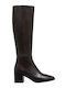 Kalogirou Leather Women's Boots Black