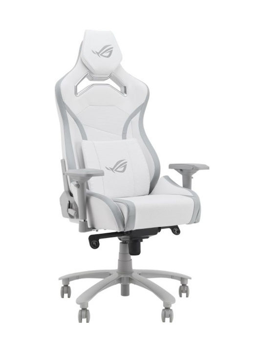 Asus ROG CHARIOT CORE WH GH Wireless Artificial Leather Gaming Chair with Adjustable Arms White