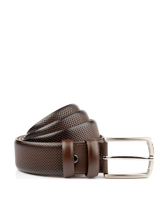 Herren Gürtel Leder Braun