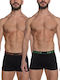 Ανδρικά Μποξεράκια Μαύρο 2Pack