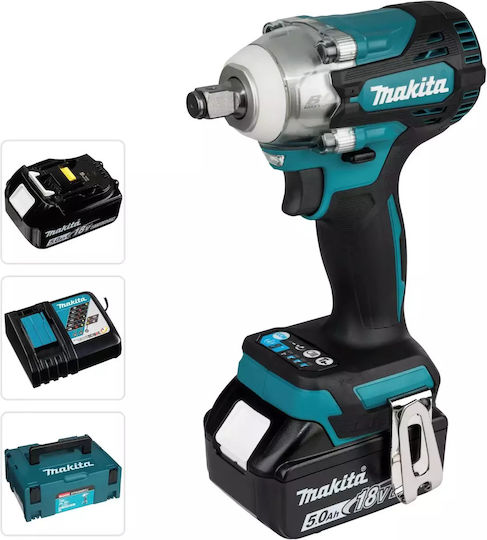 Makita DTW300TJX7 Brushless Schlagschrauber Akku 18V 2x5Ah mit Aufnahme 1/2"