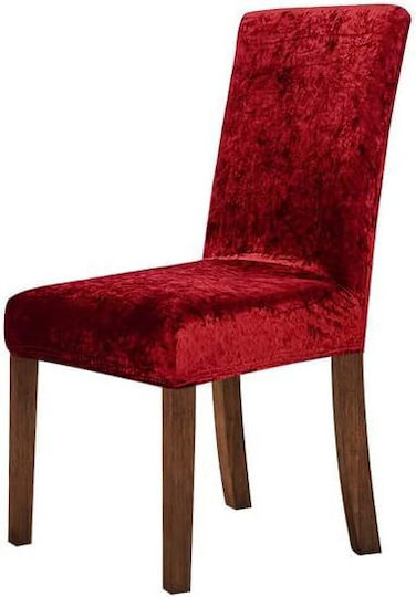 Velvet Chair Cover Back Cvr-cb-burgundy