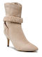 Damen Knöchelstiefel Beige